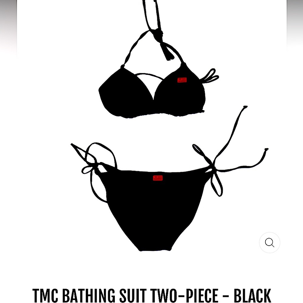 TMC BATHING SUIT TWO-PIECE - BLACK